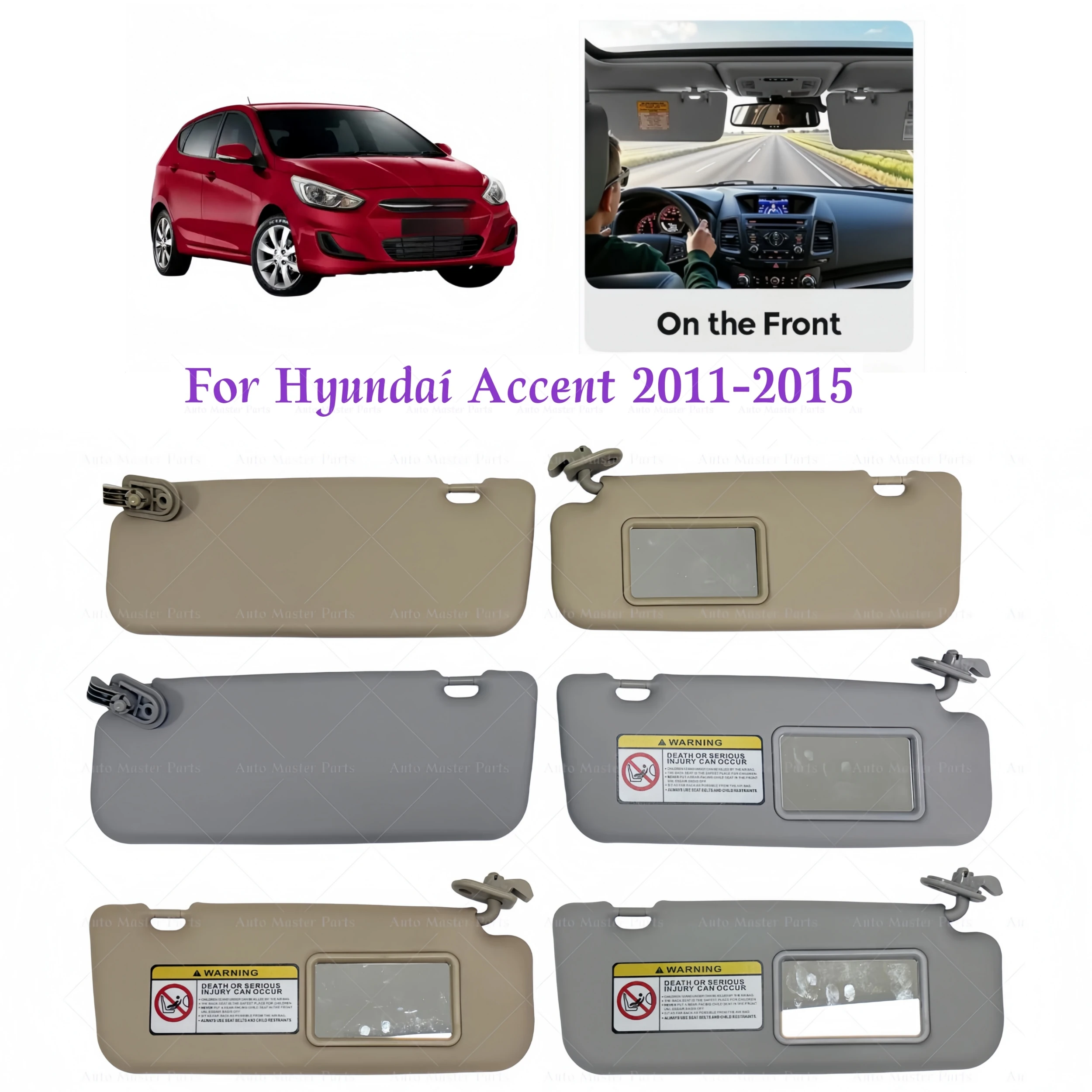 Car Interior Sunvisor Front Sun Visor Panel For Hyundai Accent(Verna) 2011 2012 2013 2014 2015 Left & Right Side Sunshade Board
Car Interior Sunvisor Front Sun Visor Panel For Hyundai Accent(Verna) 2011 2012 2013 2014 2015 Left & Right Side Sunshade Board