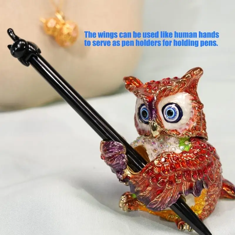 Owl Inspire Jewelry Case Alloy Structure Storage for Earrings Bracelets
Owl Inspire Jewelry Case Alloy Structure Storage for Earrings Bracelets