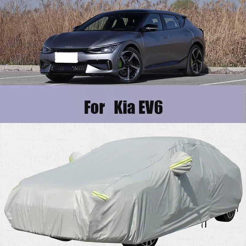 For Kia EV6 Outdoor Protection Full Car Covers Snow Cover Sunshade Waterproof Dustproof Exterior Car Accessories All Weather
For Kia EV6 Outdoor Protection Full Car Covers Snow Cover Sunshade Waterproof Dustproof Exterior Car Accessories All Weather