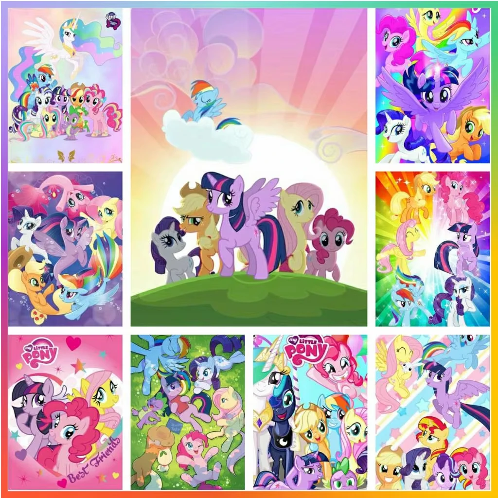 Cute M-My Cartoon P-Pony L-Little Art Painting Pattern Pictures Home Decoration Living Room Wall Art Room Decor Gift
Cute M-My Cartoon P-Pony L-Little Art Painting Pattern Pictures Home Decoration Living Room Wall Art Room Decor Gift