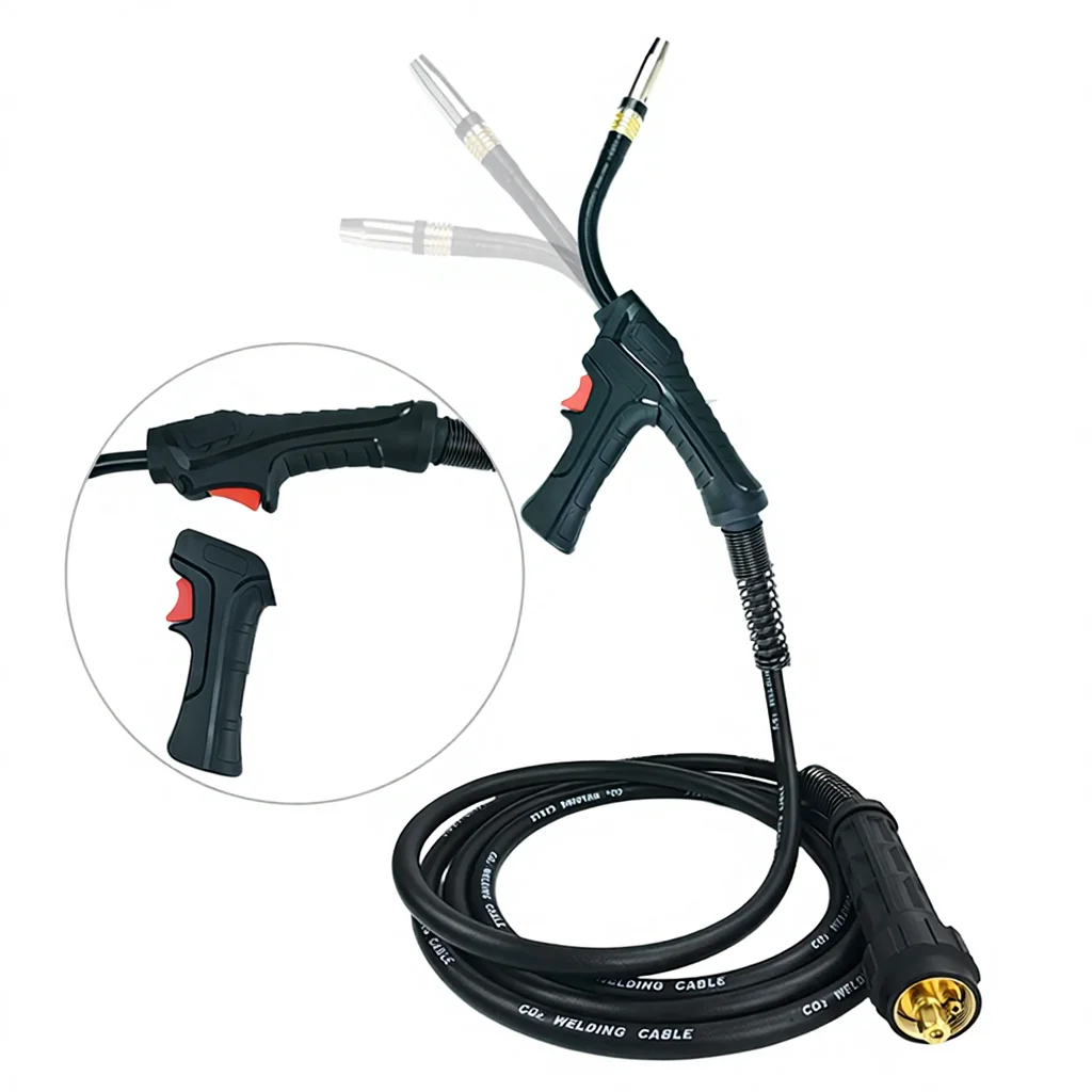 MB24 MIG Welding Gun - BZL 24KD Torch with Ergonomic Pistol Grip & Flexible Swan Neck
MB24 MIG Welding Gun - BZL 24KD Torch with Ergonomic Pistol Grip & Flexible Swan Neck