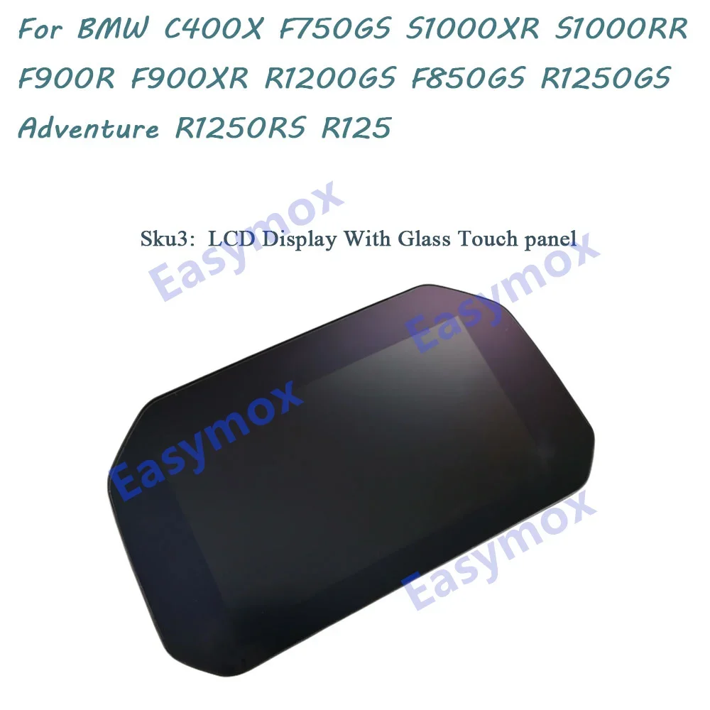 LCD Display With Glass Cover Touch Panel For BMW R1250gs C400X F750GS S1000XR S1000RR F900R F900XR Instrument Cluster Screen
LCD Display With Glass Cover Touch Panel For BMW R1250gs C400X F750GS S1000XR S1000RR F900R F900XR Instrument Cluster Screen