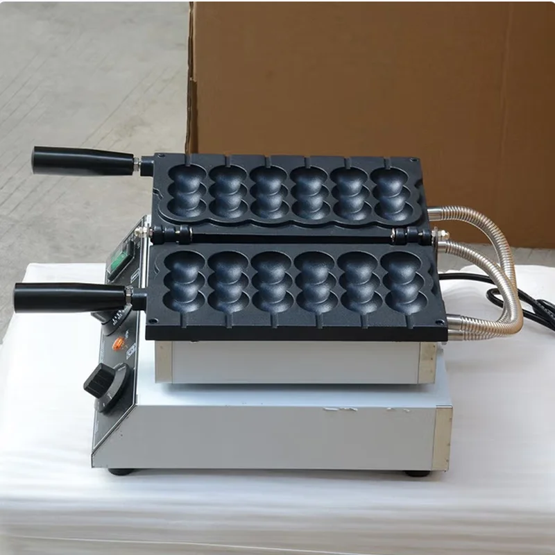 Gas Type Skewer Waffle Ball Stick Machine Non-Stick Waffle Machine Haws Shape Waffle Snacks Baking Machine
Gas Type Skewer Waffle Ball Stick Machine Non-Stick Waffle Machine Haws Shape Waffle Snacks Baking Machine
