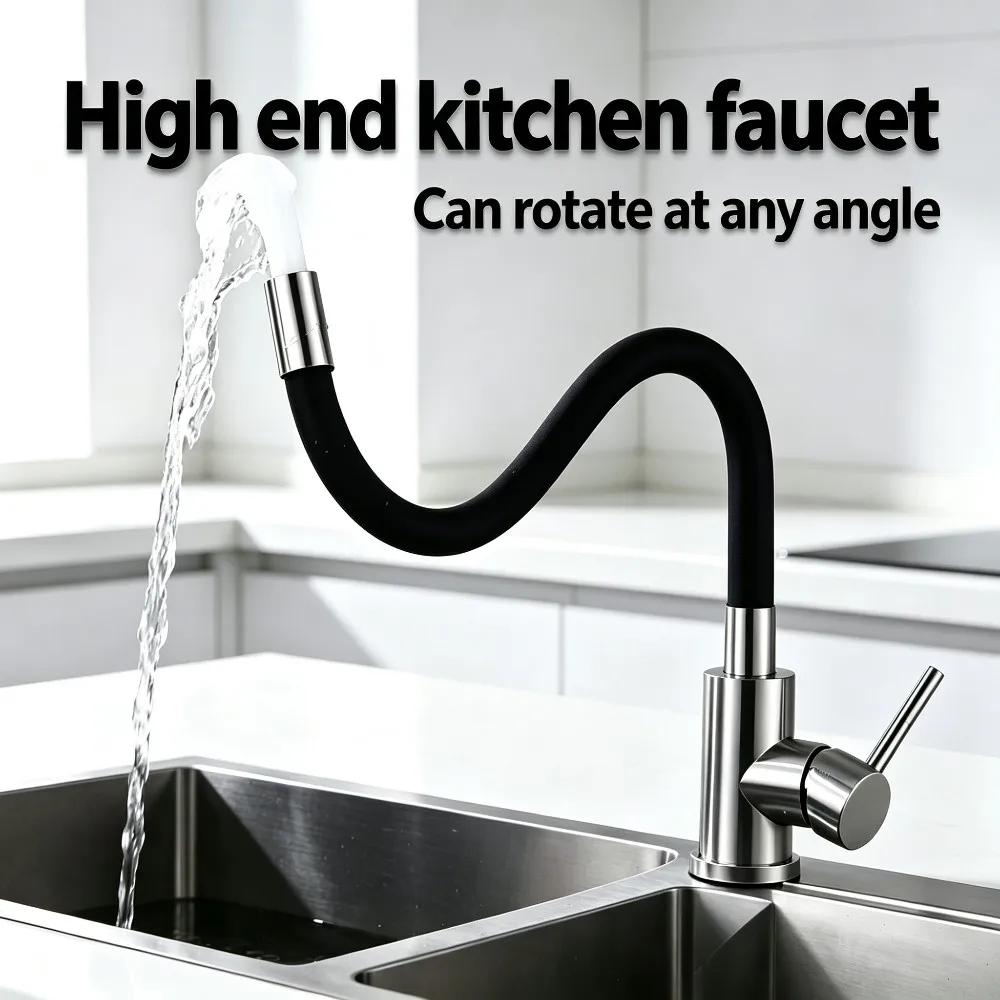 1 pc high-end kitchen sink faucet, with a universal interface that can rotate freely for easy washing and cleaning of hygiene
1 pc high-end kitchen sink faucet, with a universal interface that can rotate freely for easy washing and cleaning of hygiene