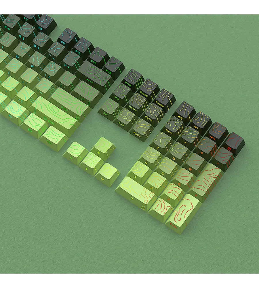 130 key two-color small full set of crack luminous matcha contour 4.0 keycap original height
130 key two-color small full set of crack luminous matcha contour 4.0 keycap original height
