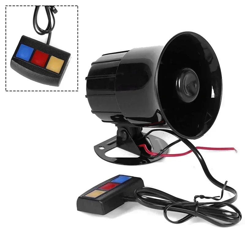 Universal 12V 20W Car Horn 3 Tone Sound Loud Warning Alarm Police Fire Siren Speaker Motorcycle Automotive Accessories Moto
Universal 12V 20W Car Horn 3 Tone Sound Loud Warning Alarm Police Fire Siren Speaker Motorcycle Automotive Accessories Moto