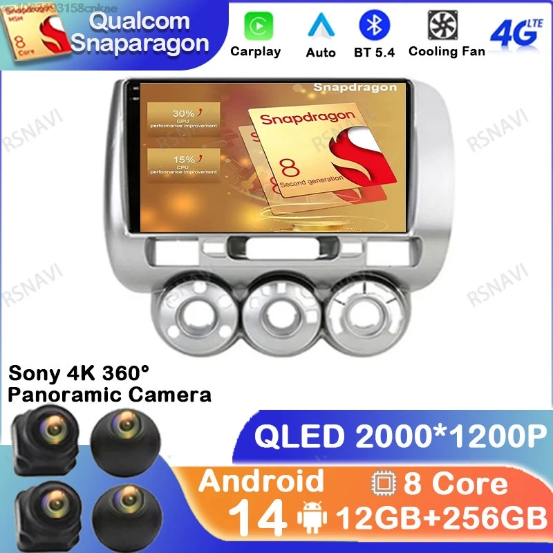 Android 14 Car Radio For Honda Jazz 1 GD 2001 - 2008 Fit 2001-2009 Head Unit Stereo 5G WIFI DVD Wireless Carplay Auto 2 DIN GPS
Android 14 Car Radio For Honda Jazz 1 GD 2001 - 2008 Fit 2001-2009 Head Unit Stereo 5G WIFI DVD Wireless Carplay Auto 2 DIN GPS