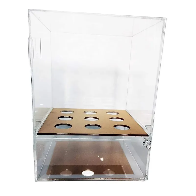 9 Holes Ice Cream Cone Cabinet Egg Roll Display Acrylic Transparent Waffle Cone Holder Display Box with Door
9 Holes Ice Cream Cone Cabinet Egg Roll Display Acrylic Transparent Waffle Cone Holder Display Box with Door
