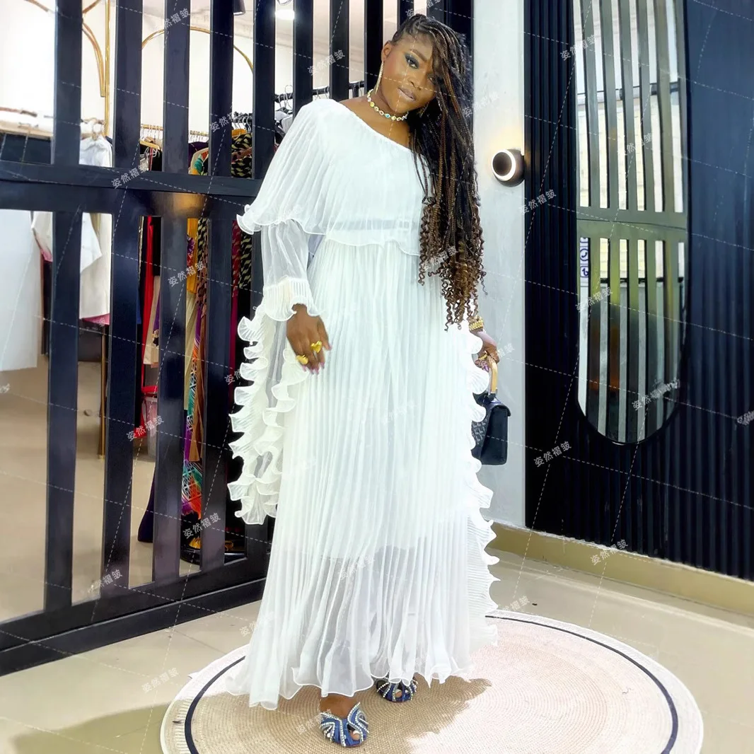 Африканские женские платья: плиссированное платье до щиколотки с длинным рукавом, вечернее платье с высокой талией, свободное, с драпировкой, осень 2026
Африканские женские платья: плиссированное платье до щиколотки с длинным рукавом, вечернее платье с высокой талией, свободное, с драпировкой, осень 2026