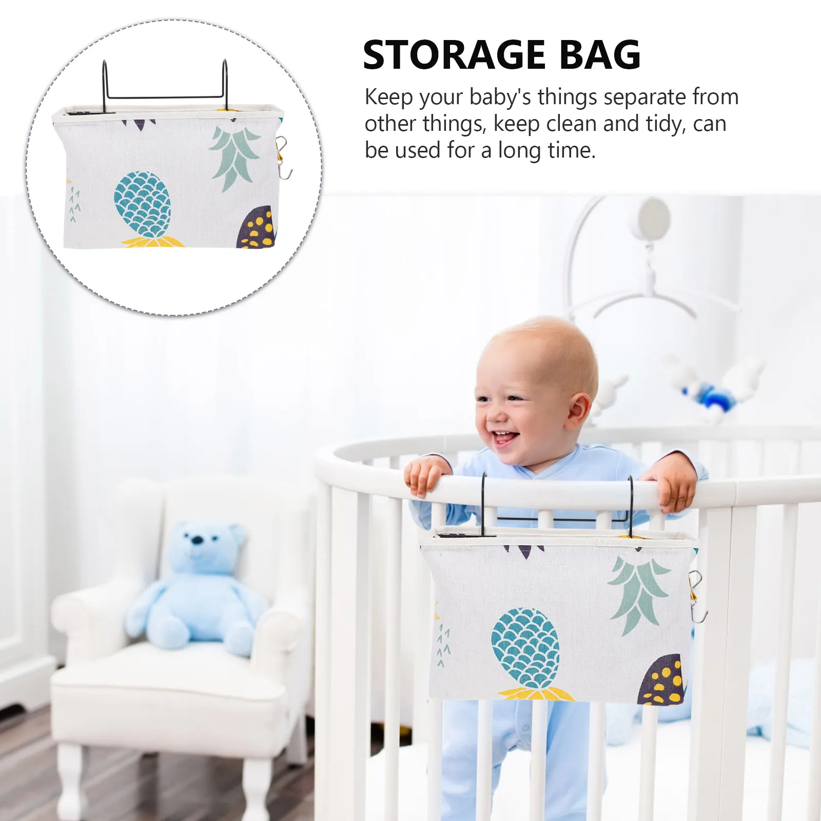 1pc Hanging Storage Pouch Cloth Organizer For Dorm Bedroom Bedside Basket Multi-Function Sundries Holderbooks Chargers
1pc Hanging Storage Pouch Cloth Organizer For Dorm Bedroom Bedside Basket Multi-Function Sundries Holderbooks Chargers
