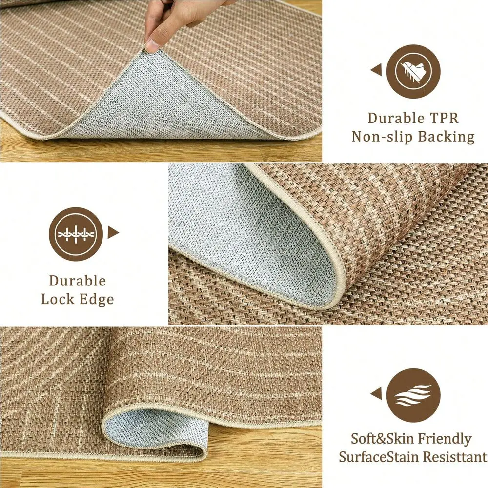 Geometric Easy Jute Washables, Contemporary Rainbow Soft Non Slip Non Shedding Indoor Outdoor Carpet For Patio Living Room
Geometric Easy Jute Washables, Contemporary Rainbow Soft Non Slip Non Shedding Indoor Outdoor Carpet For Patio Living Room
