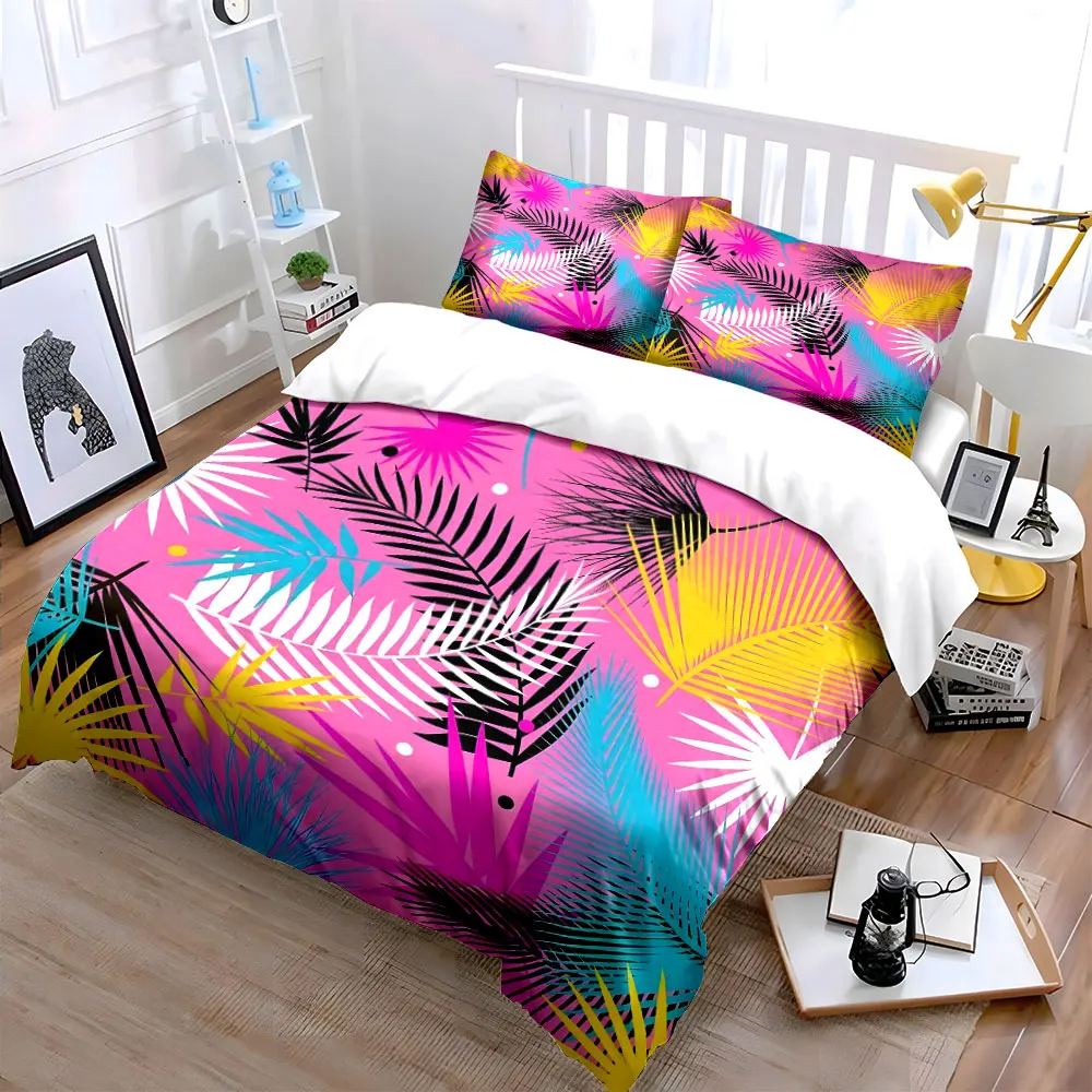 Tropical Pattern Three-Piece Set Exquisite three-piece bedding set gift for kids and adults
Tropical Pattern Three-Piece Set Exquisite three-piece bedding set gift for kids and adults
