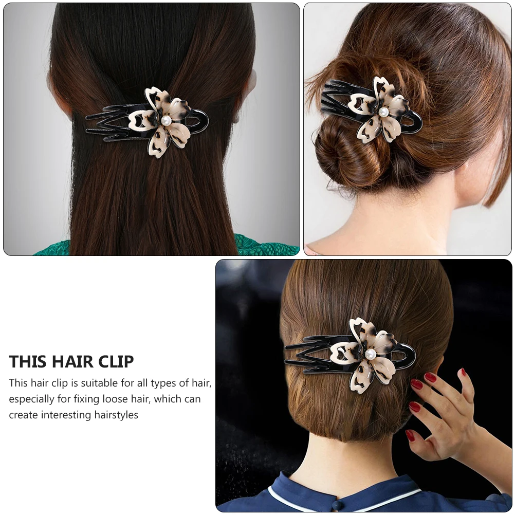 Acrylic Women Ponytail Barrette Non Slip Suitable Thick Thin Flower Hair Clip Hair Wedding Accessories Hairpin
Acrylic Women Ponytail Barrette Non Slip Suitable Thick Thin Flower Hair Clip Hair Wedding Accessories Hairpin