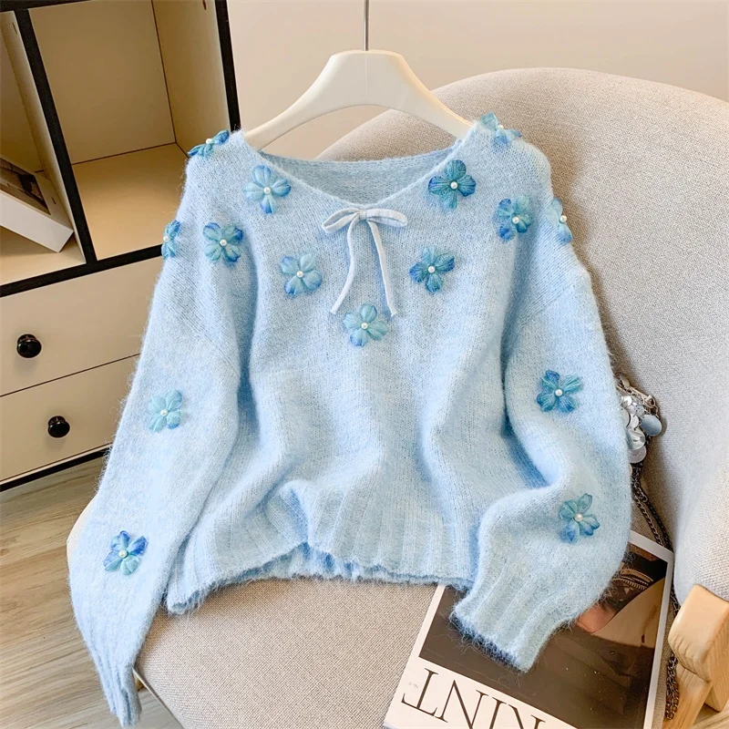 Sweet Sle женский вязаный свитер из мягкой шерсти V-Ne 3D розовый осень-зима Новое поступление длинный свек обычный тонкий
Sweet Sle женский вязаный свитер из мягкой шерсти V-Ne 3D розовый осень-зима Новое поступление длинный свек обычный тонкий