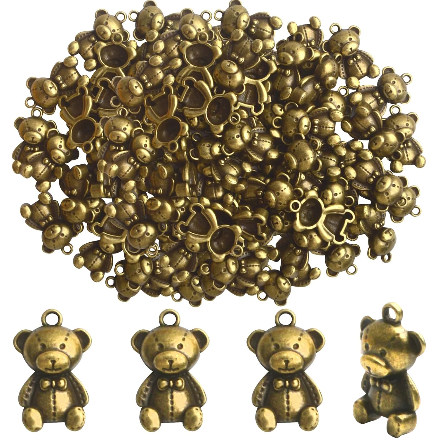 50 шт. маленьких подвесок-мишек из винтажного сплава, милые животные-талисманы, декоративные украшения для самостоятельного изготовления ожерелий и браслетов
50 шт. маленьких подвесок-мишек из винтажного сплава, милые животные-талисманы, декоративные украшения для самостоятельного изготовления ожерелий и браслетов