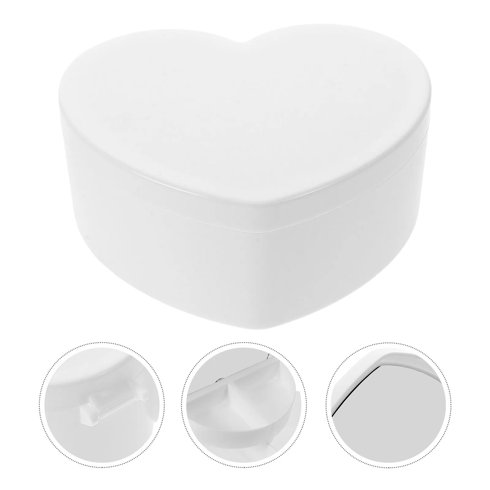 Heart Jewelry Box Vanity Case Boxes Pp Shaped Girl Earring Storage and Organizers
Heart Jewelry Box Vanity Case Boxes Pp Shaped Girl Earring Storage and Organizers