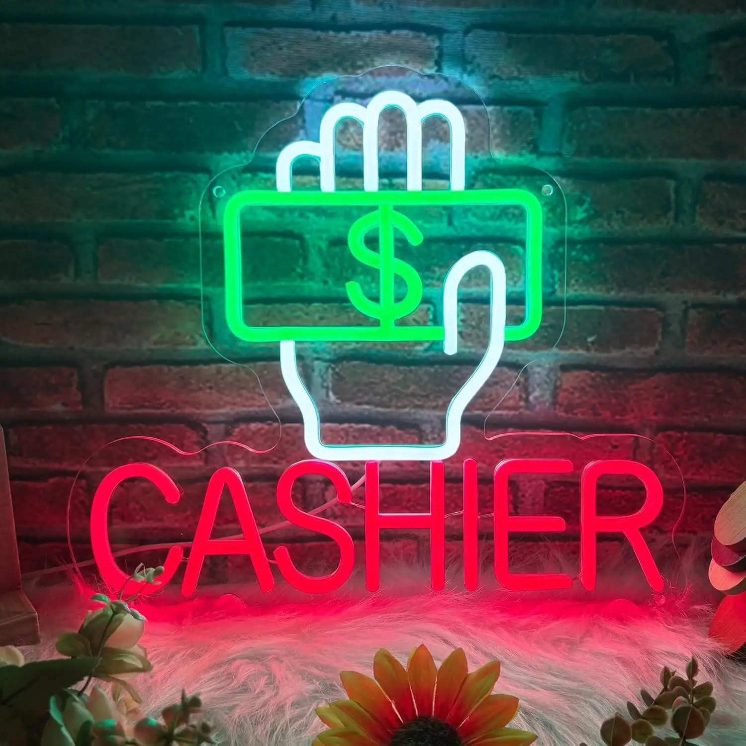 Cashier Neon Sign USB Dimmable LED Neon Lights for Bank Restaurant Cafe Fast Food Store Market Mall Wall Decoration Wall Lights
Cashier Neon Sign USB Dimmable LED Neon Lights for Bank Restaurant Cafe Fast Food Store Market Mall Wall Decoration Wall Lights