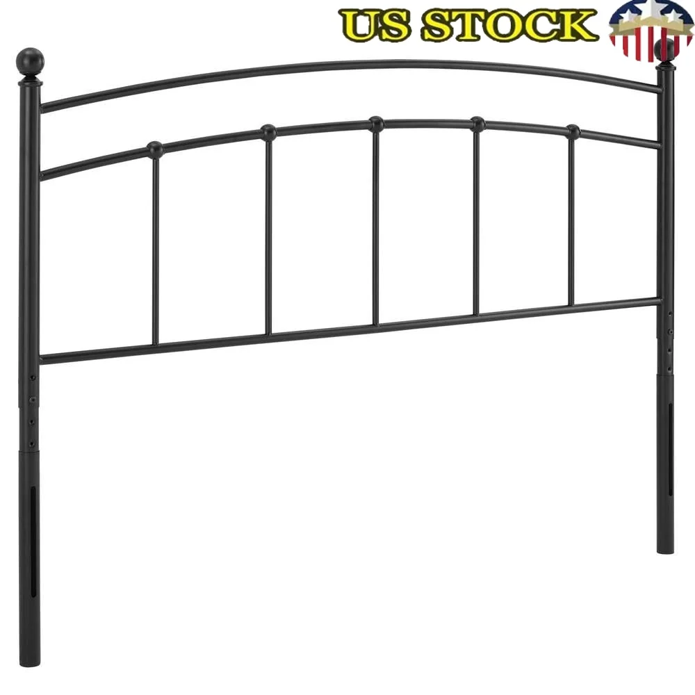 Modern Farmhouse Twin Headboard Adjustable Height Powder Coated Iron Metal Frame with Spindle Detail Kids Dorm Guest Room
Modern Farmhouse Twin Headboard Adjustable Height Powder Coated Iron Metal Frame with Spindle Detail Kids Dorm Guest Room