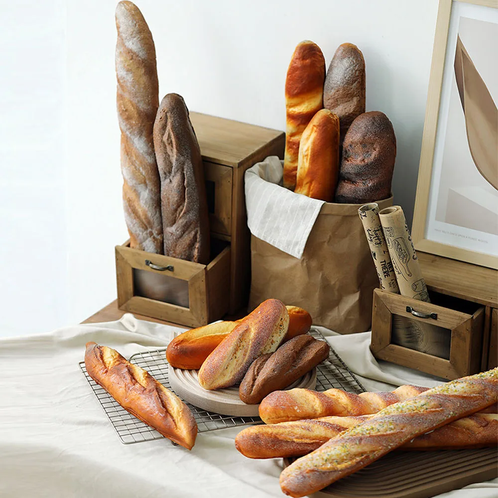 artificial fake simulation bread bakery store shop decor Bagels breadstick Loaf Ficelle batard Baguette French Bread model
artificial fake simulation bread bakery store shop decor Bagels breadstick Loaf Ficelle batard Baguette French Bread model