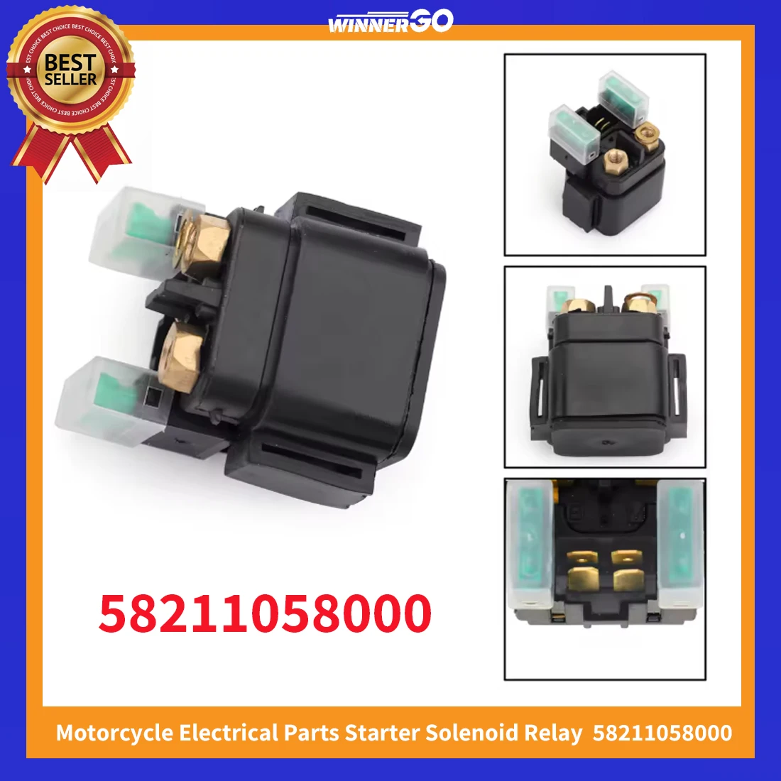 Motorcycle Starter Relay Solenoid Switch 58211058000 FITS For KTM 250 SX-F 12-17 450 EXC 400 640 LC4 1190 ADVENTURE
Motorcycle Starter Relay Solenoid Switch 58211058000 FITS For KTM 250 SX-F 12-17 450 EXC 400 640 LC4 1190 ADVENTURE