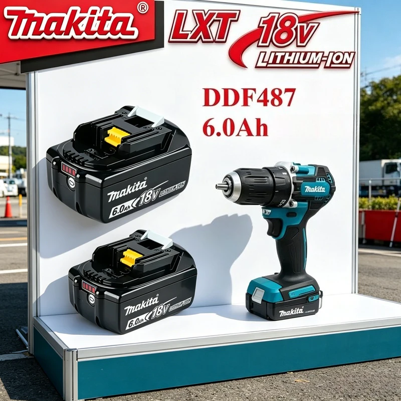 Makita 18V 6.0Ah Authentic LXT Battery BL1860B BL1830B Compatibility for Makita Cordless Tools Overheat Safety Protection Design
Makita 18V 6.0Ah Authentic LXT Battery BL1860B BL1830B Compatibility for Makita Cordless Tools Overheat Safety Protection Design