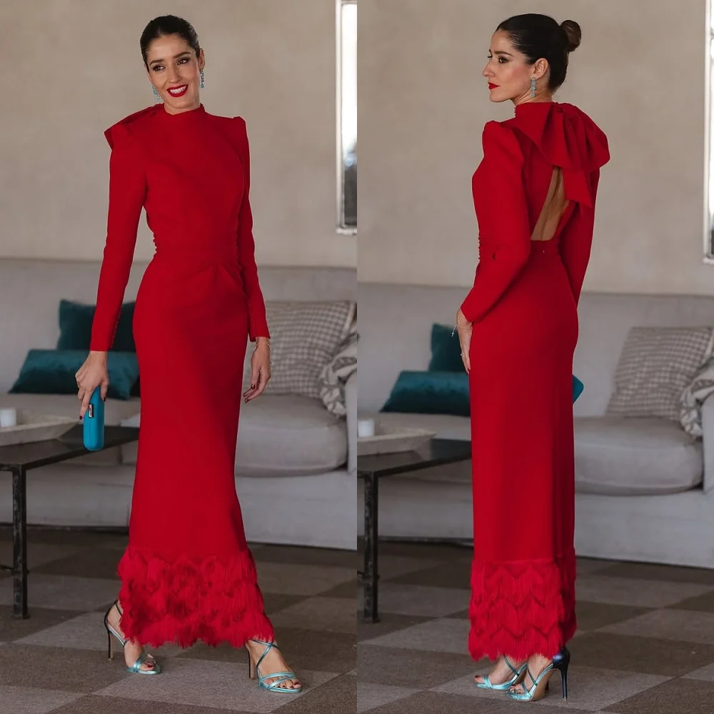 Customized Jersey Bow Pleat Straight Jewel Midi Dresses Bespoke Occasion Evening Exquisite Formal High Quality
Customized Jersey Bow Pleat Straight Jewel Midi Dresses Bespoke Occasion Evening Exquisite Formal High Quality