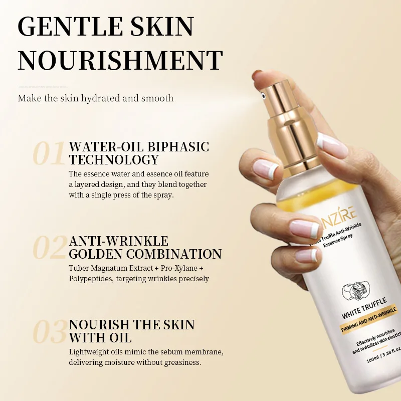 White Truffle Anti-Wrinkle Essence Spray
White Truffle Anti-Wrinkle Essence Spray