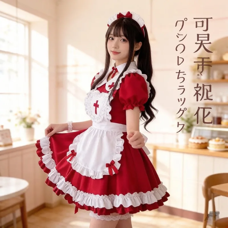 Japanese Anime Style Maid Outfit, Soft Daily Lolita Dress, Plus Size Retro Cos Costume, Casual Home Party Full Matching Outfit
Japanese Anime Style Maid Outfit, Soft Daily Lolita Dress, Plus Size Retro Cos Costume, Casual Home Party Full Matching Outfit