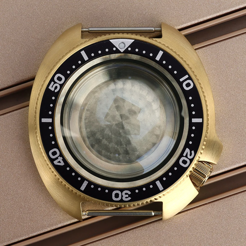 44mm Luxury Watch Case Gold PVD 316L Stainless Steel Parts For Mod Tuna mouth SKX 6105 NH35 NH36 NH38 4R36 Movement 28.5mm Dial
44mm Luxury Watch Case Gold PVD 316L Stainless Steel Parts For Mod Tuna mouth SKX 6105 NH35 NH36 NH38 4R36 Movement 28.5mm Dial