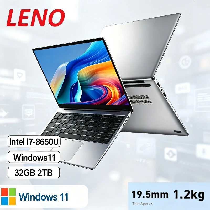 LENO New Ultra Slim 14.1" Laptop 32GB 2TB Windows 11 Intel Core i7 8650U Gaming Computer PC Gamer office Notebook 1920*1080 HD
LENO New Ultra Slim 14.1" Laptop 32GB 2TB Windows 11 Intel Core i7 8650U Gaming Computer PC Gamer office Notebook 1920*1080 HD