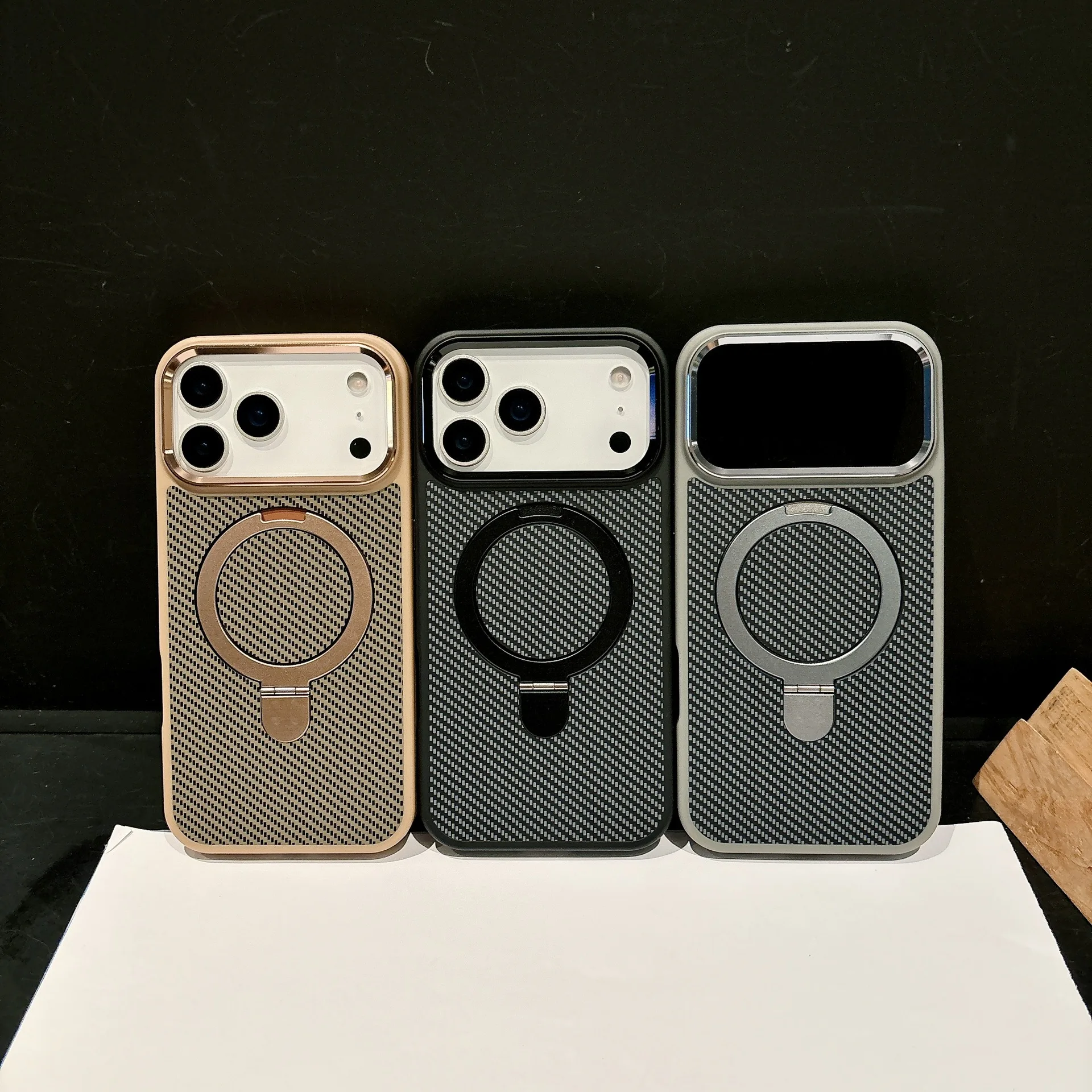 Luxury Carbon Fiber for MagSafe Charging Case for iPhone 16 15 14 17 Pro Max Ring Kickstand Shockproof Protective Phone
Luxury Carbon Fiber for MagSafe Charging Case for iPhone 16 15 14 17 Pro Max Ring Kickstand Shockproof Protective Phone