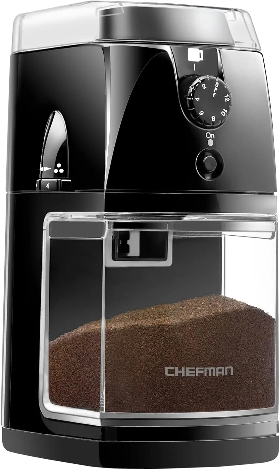 Coffee Grinder Electric Burr Mill - Freshly Grinds Up to 2.8oz Beans, Large Hopper with 17 Grinding Options for 2-12 Cups
Coffee Grinder Electric Burr Mill - Freshly Grinds Up to 2.8oz Beans, Large Hopper with 17 Grinding Options for 2-12 Cups