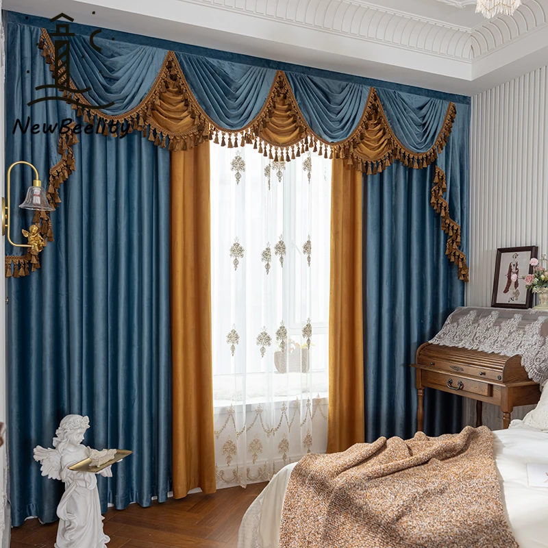 High-grade Luxury Atmosphere European Style Velvet Cloth Curtains for Living Room Bedroom Dining Custom Size Nature Vertically
High-grade Luxury Atmosphere European Style Velvet Cloth Curtains for Living Room Bedroom Dining Custom Size Nature Vertically