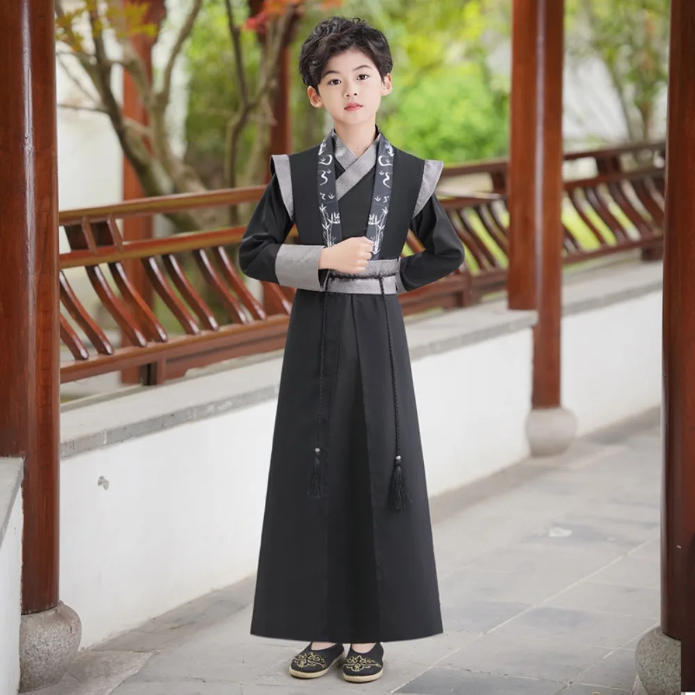 Kung Fu Party Children Clothing Ethnic Style Kids Clothes Girls Boy Chinese Hanfu Dress Cosplay Performance Costume Dance Wear
Kung Fu Party Children Clothing Ethnic Style Kids Clothes Girls Boy Chinese Hanfu Dress Cosplay Performance Costume Dance Wear