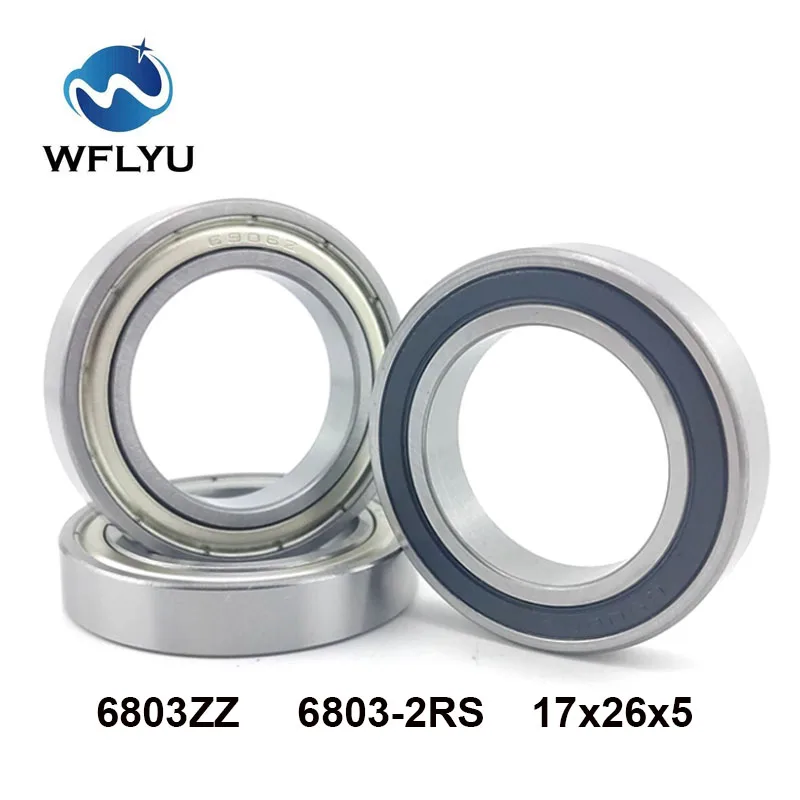 WFLYU 10PCS 6803 2RS ZZ 17*26*5 mm 6803RS 6803ZZ Inner Diameter 17 mm Chrome Steel Deep Groove Bikes Bicycles Ball Bearings
WFLYU 10PCS 6803 2RS ZZ 17*26*5 mm 6803RS 6803ZZ Inner Diameter 17 mm Chrome Steel Deep Groove Bikes Bicycles Ball Bearings
