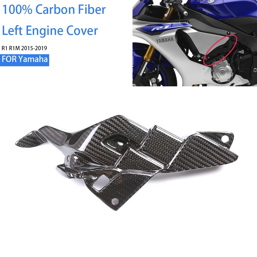Fairing For Yamaha YZF-R1 R1M 2015-2019 Motorcycle Accessories 100% 3K Dry Carbon Fiber Left Engine Cover Side Panel Protector
Fairing For Yamaha YZF-R1 R1M 2015-2019 Motorcycle Accessories 100% 3K Dry Carbon Fiber Left Engine Cover Side Panel Protector