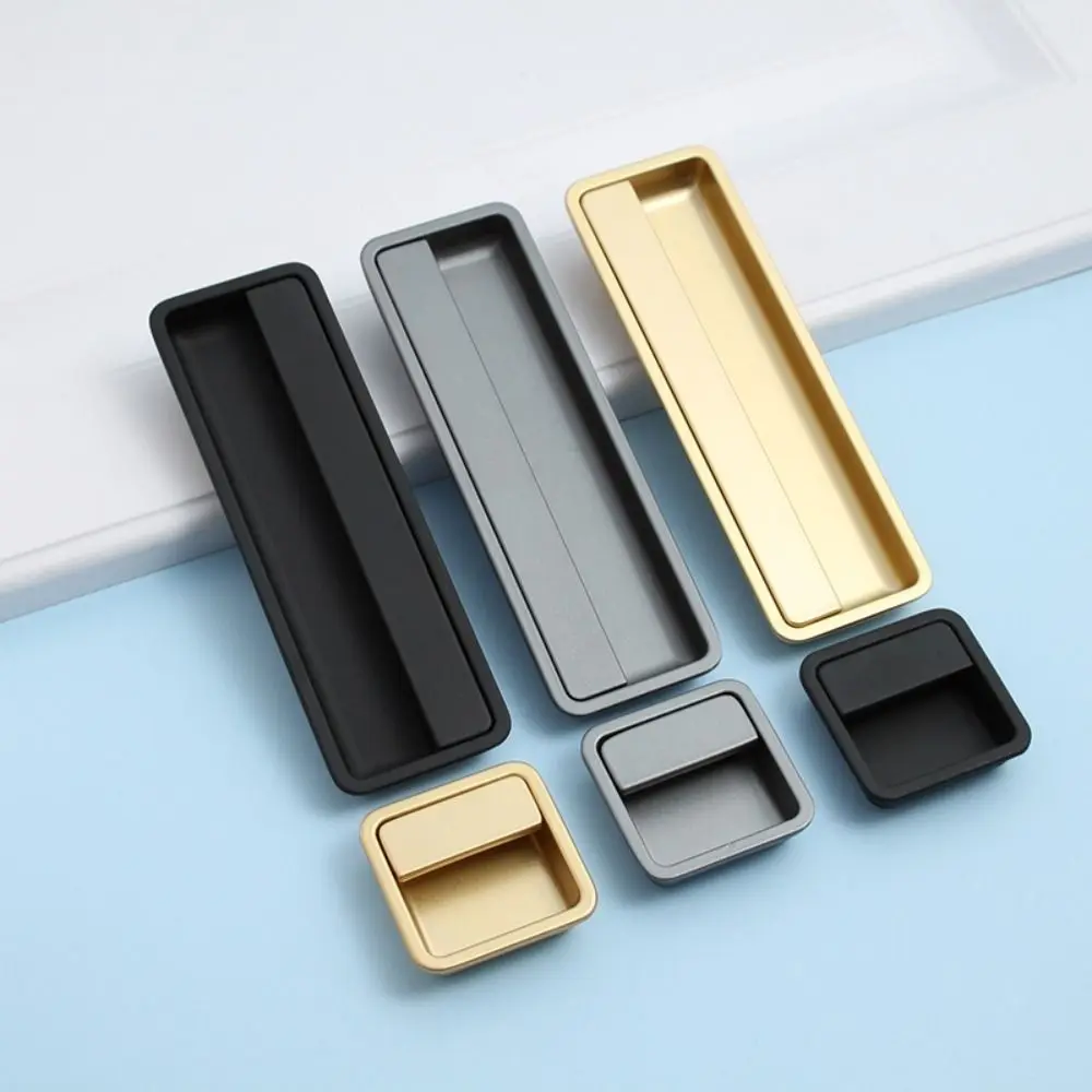 New Aluminium Alloy Recessed Door Handle Hardware Furniture Embedded Door Knob Invisible Sliding Door Pull Wardrobe
New Aluminium Alloy Recessed Door Handle Hardware Furniture Embedded Door Knob Invisible Sliding Door Pull Wardrobe