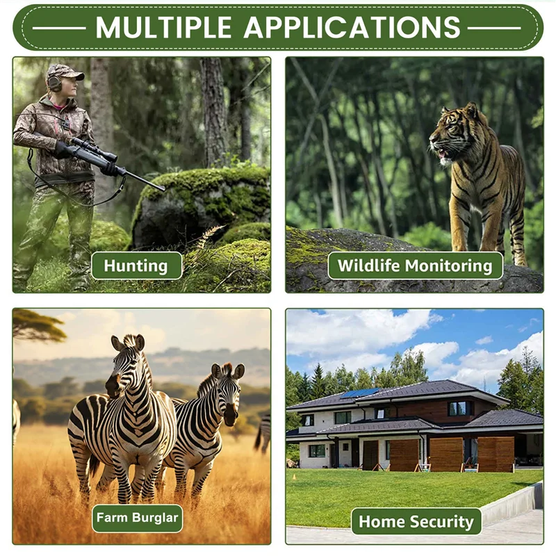 Инфракрасная камера ночного видения, 2,0-дюймовый TFT HD-дисплей, 1920X1080p, IP66, водонепроницаемая камера для наблюдения за дикой природой, уличная камера-AA74
Инфракрасная камера ночного видения, 2,0-дюймовый TFT HD-дисплей, 1920X1080p, IP66, водонепроницаемая камера для наблюдения за дикой природой, уличная камера-AA74