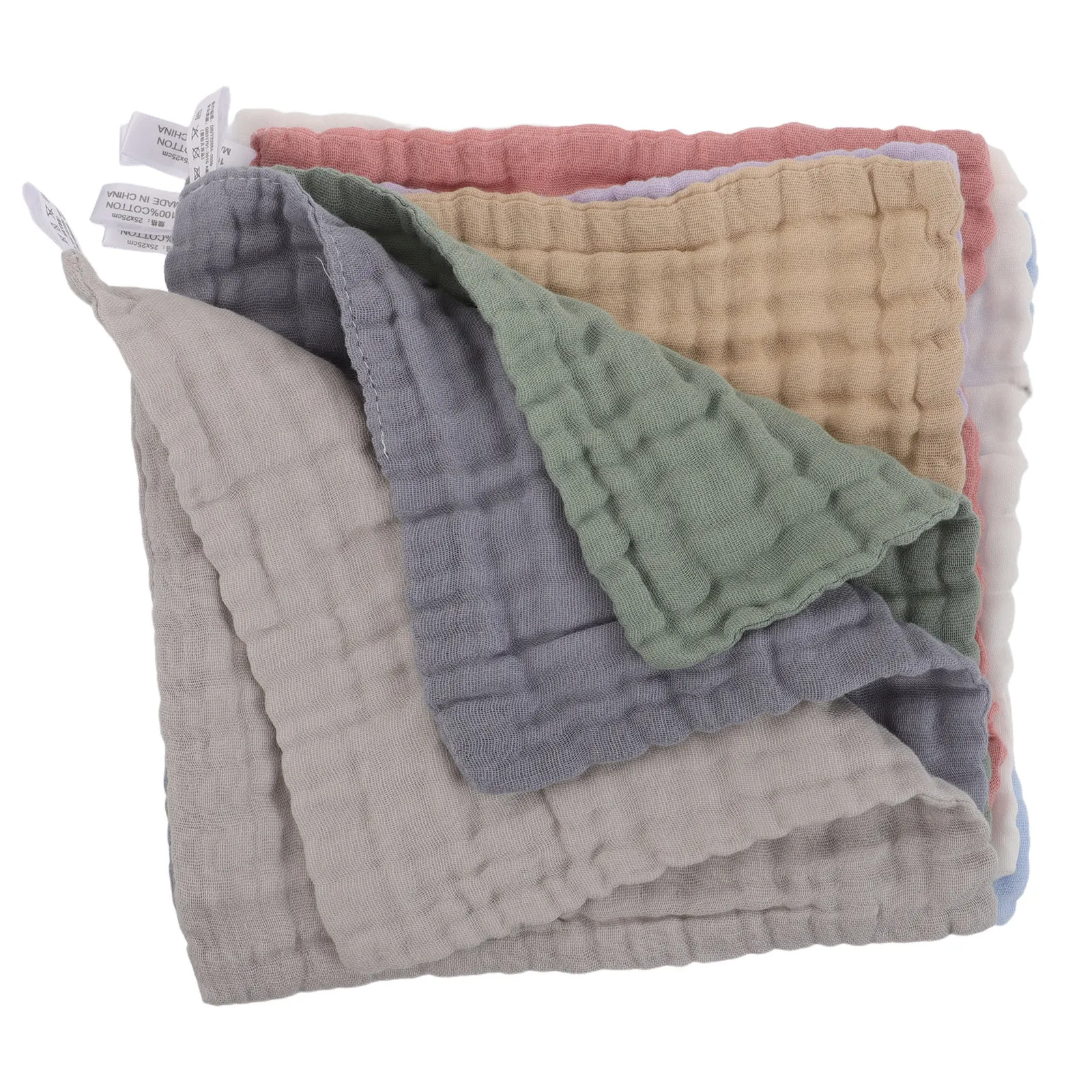 Набор из 8 ультрамягких муслиновых салфеток для новорожденных 25x25 см, 6-слойные, впитывающие, из хлопка, для вытирания слюней, кормления, прорезывания зубов и ухода за лицом младенца
Набор из 8 ультрамягких муслиновых салфеток для новорожденных 25x25 см, 6-слойные, впитывающие, из хлопка, для вытирания слюней, кормления, прорезывания зубов и ухода за лицом младенца