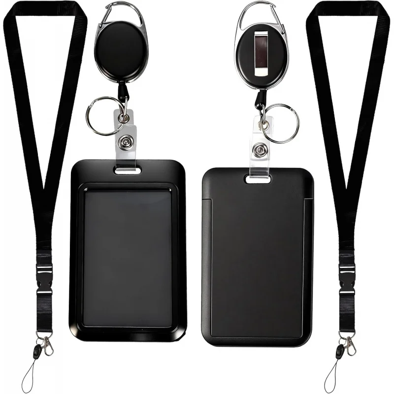 6 Piece badge set,2 Detachable hanging strap,2 Retractable badge reel clip with keychain,2 Vertical Cruise Card Holder:Office Su
6 Piece badge set,2 Detachable hanging strap,2 Retractable badge reel clip with keychain,2 Vertical Cruise Card Holder:Office Su