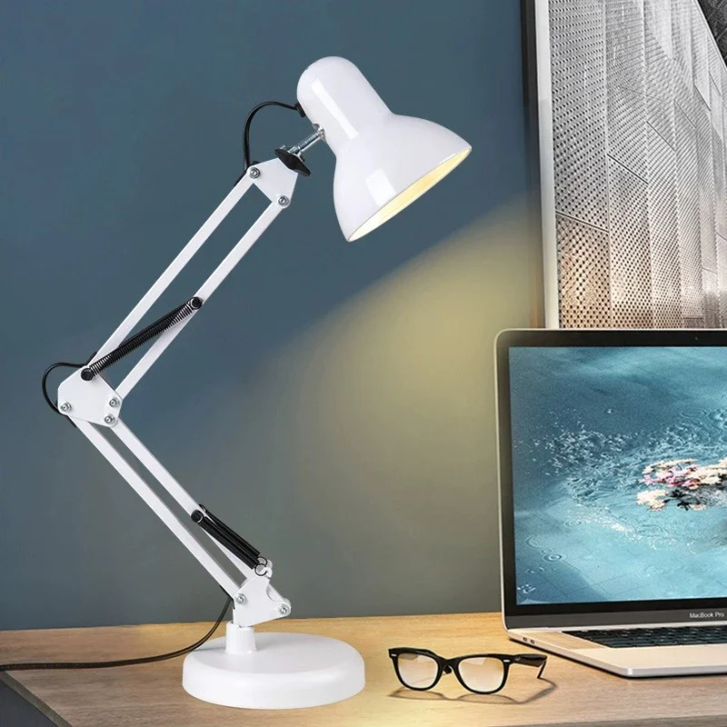 Black/White Desk lamp Multi-Angle Adjustment Study Office Reading light Bedroom Bedside table Light fixture mood light
Black/White Desk lamp Multi-Angle Adjustment Study Office Reading light Bedroom Bedside table Light fixture mood light