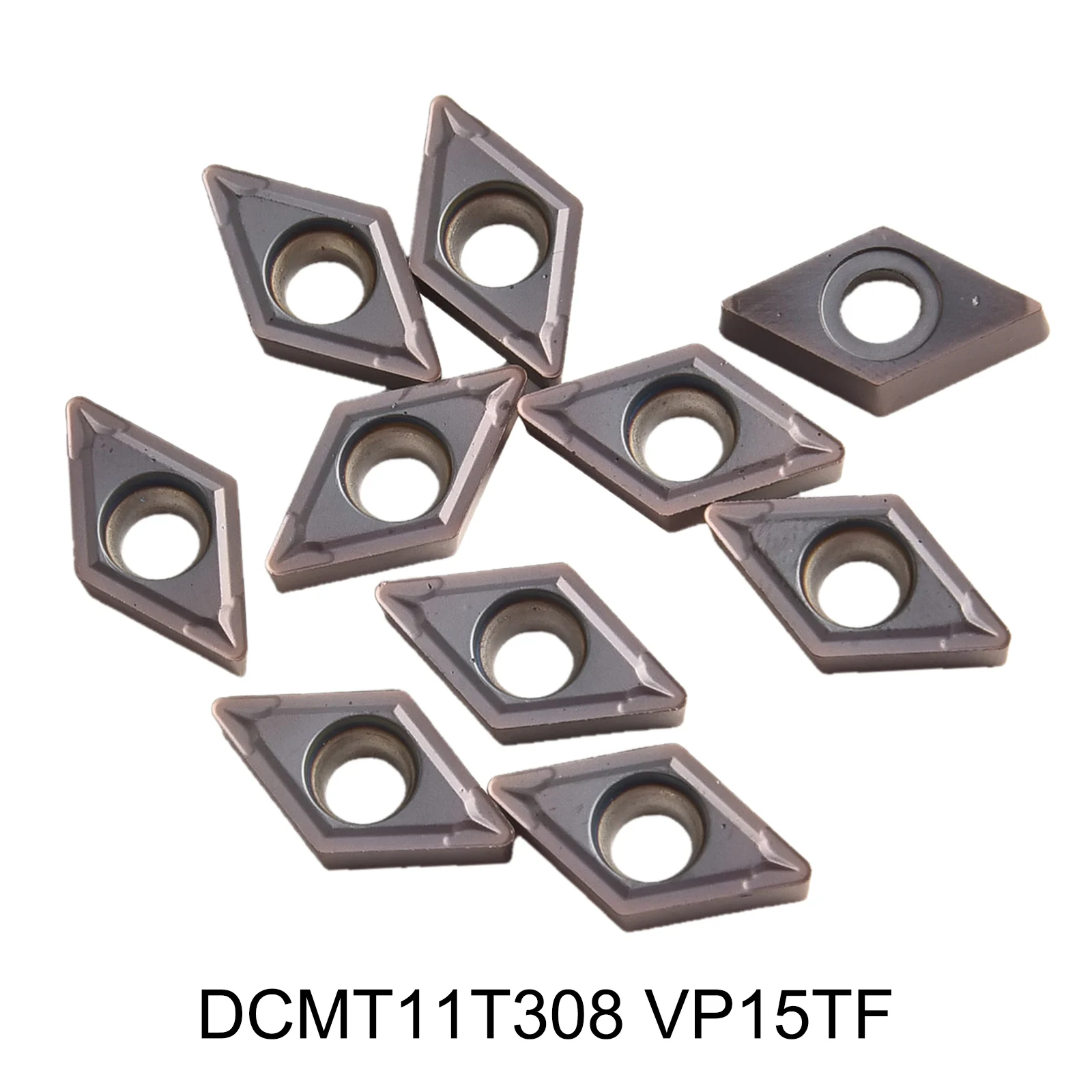 10pcs DCMT11T308 VP15TF Carbide Inserts for CNC Lathe Cutting Tools Designed to Maintain Tight Tolerances in Machining
10pcs DCMT11T308 VP15TF Carbide Inserts for CNC Lathe Cutting Tools Designed to Maintain Tight Tolerances in Machining