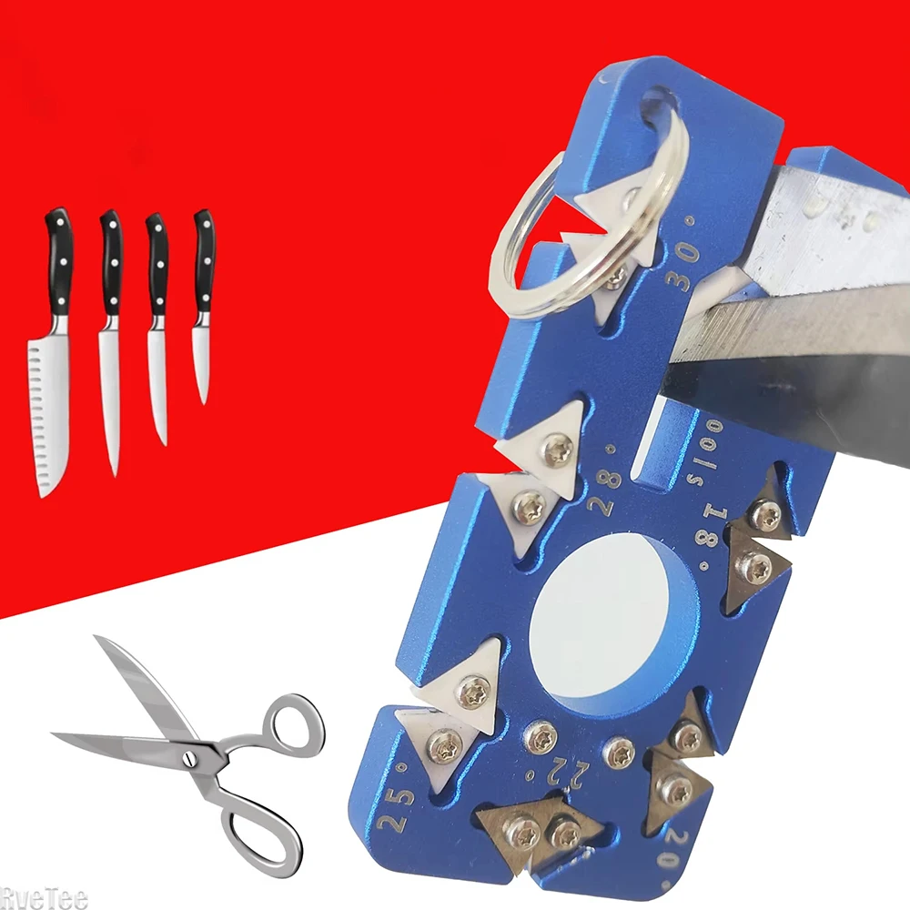 All-Metal 7-Angle (15-30°) Portable Knife Sharpener Tool, 20s Fast Sharpening with Ceramic & Tungsten Stones for Knives
All-Metal 7-Angle (15-30°) Portable Knife Sharpener Tool, 20s Fast Sharpening with Ceramic & Tungsten Stones for Knives