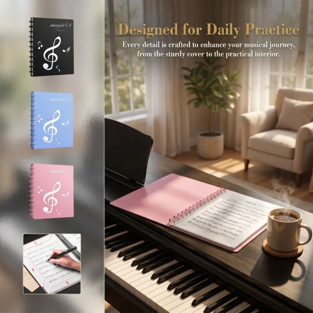 Ideal Gift A4 Music Score Folder Portable Multi-layer Music Binder Flexible Detachable Sheet Music Folder Document Organizer
Ideal Gift A4 Music Score Folder Portable Multi-layer Music Binder Flexible Detachable Sheet Music Folder Document Organizer