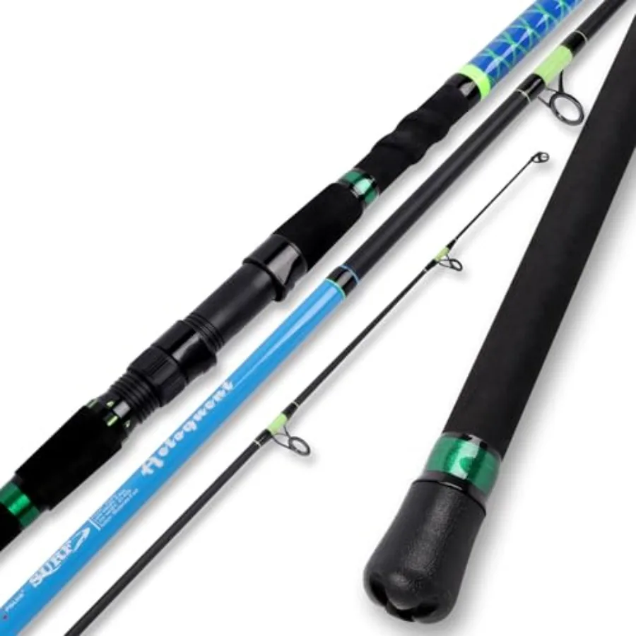 3-Piece Surf Fishing Rod, Portable Travel-Friendly Rod, ninging Carbon Fiber Fishing Pole 10'10'6"13'
3-Piece Surf Fishing Rod, Portable Travel-Friendly Rod, ninging Carbon Fiber Fishing Pole 10'10'6"13'
