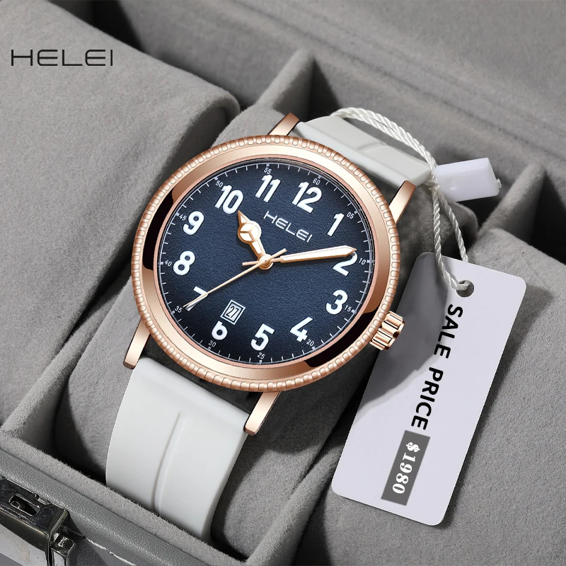 HELEI2024 new men's watches leather date display men's quartz wristwatch business men's watches waterproof luxury men's watches
HELEI2024 new men's watches leather date display men's quartz wristwatch business men's watches waterproof luxury men's watches