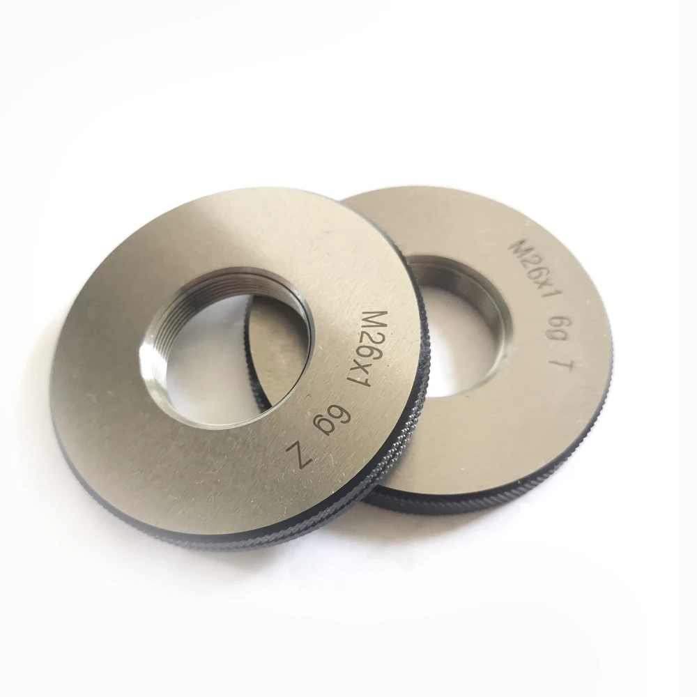 6G M26 Metric thread ring gauge sets M26X3 M26X2 M26X1.5 GO NOGO T Z Fine screw threads Ring gage gauges M26X1 M26X0.75
6G M26 Metric thread ring gauge sets M26X3 M26X2 M26X1.5 GO NOGO T Z Fine screw threads Ring gage gauges M26X1 M26X0.75
