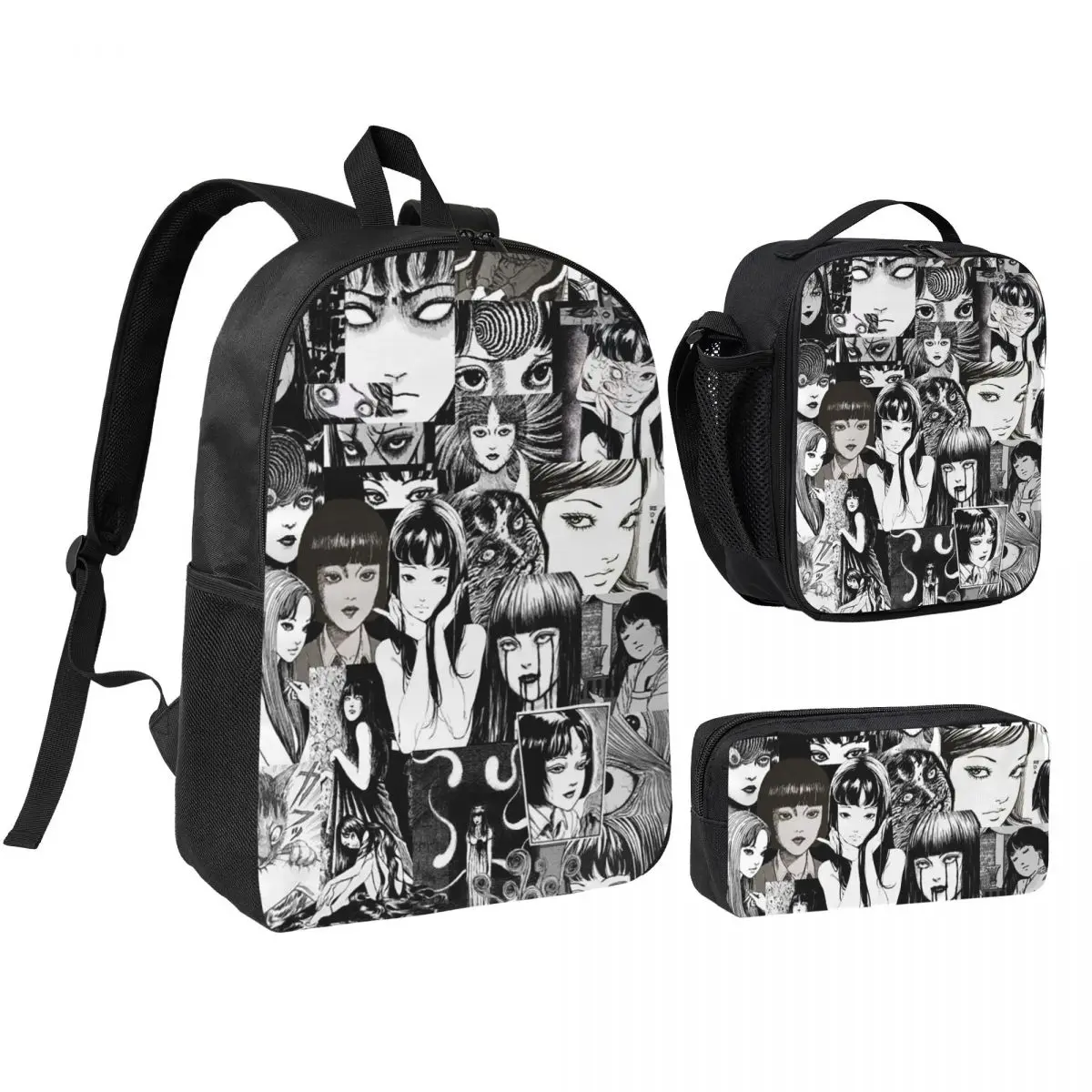 Junji Ito Japanese Anime Backpack Student Boys Girls BookBag School Bag Shoulder Bags 3ps Insulated Lunch Bag Pencil Case
Junji Ito Japanese Anime Backpack Student Boys Girls BookBag School Bag Shoulder Bags 3ps Insulated Lunch Bag Pencil Case