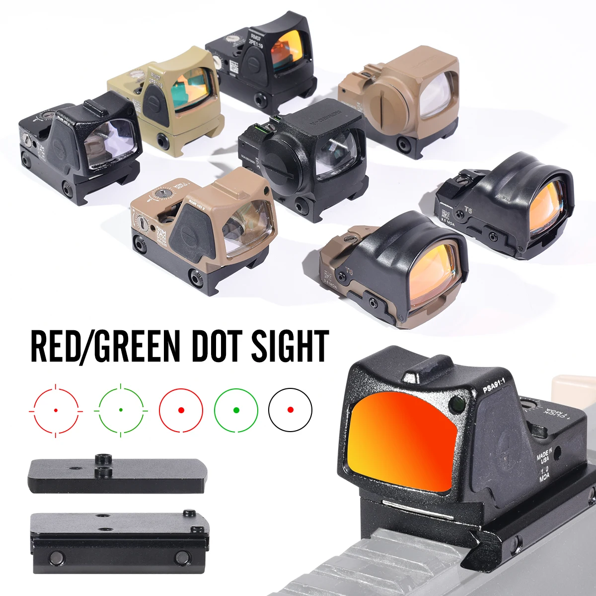 Горячая распродажа: Серия коллиматорных прицелов Red Dot для страйкбола, миниатюрный охотничий оптический прицел, совместимый с 20-мм планкой
Горячая распродажа: Серия коллиматорных прицелов Red Dot для страйкбола, миниатюрный охотничий оптический прицел, совместимый с 20-мм планкой