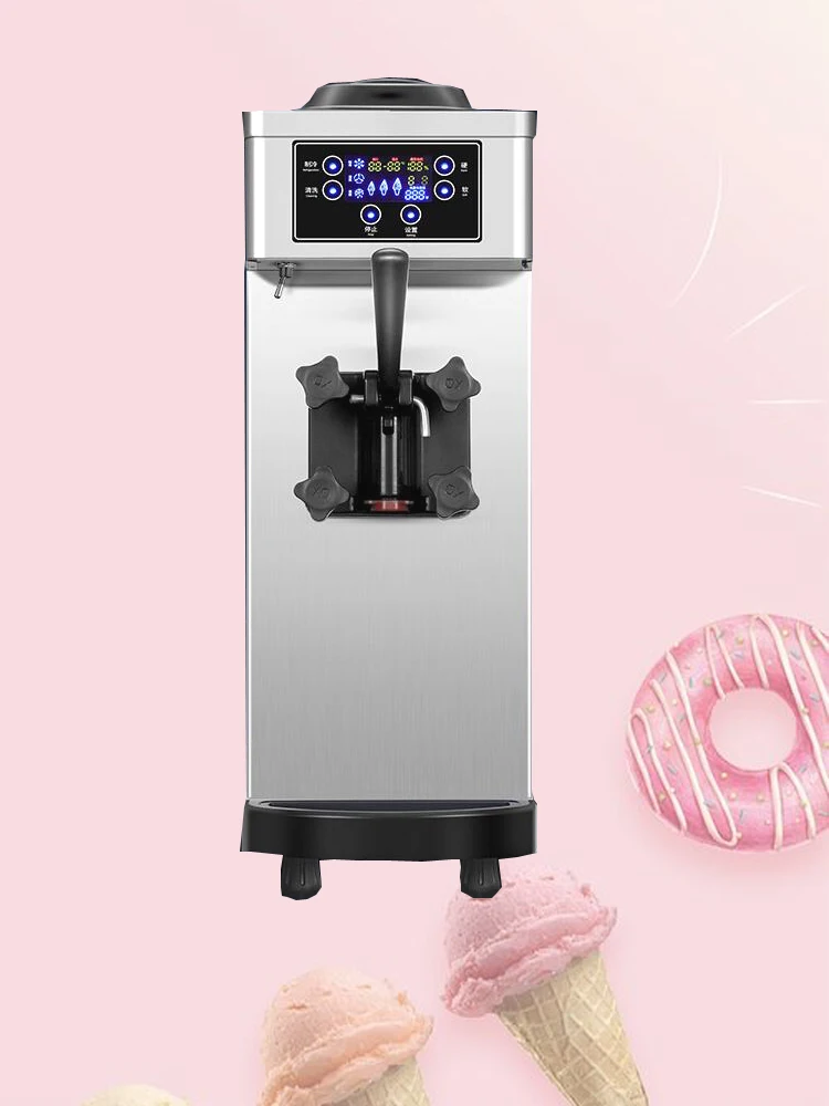 220V/110V Soft Ice Cream Making Machine One Flavor Ice Cream Machine Desktop Fruit Yogurt Freezer
220V/110V Soft Ice Cream Making Machine One Flavor Ice Cream Machine Desktop Fruit Yogurt Freezer